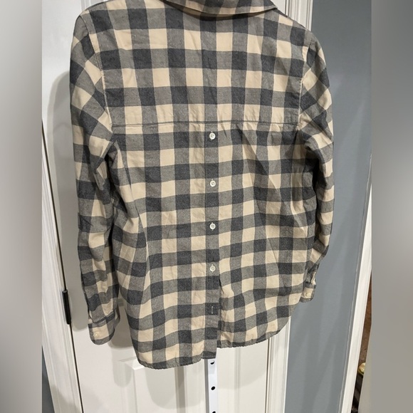 MADEWELL Classic Ex-Boyfriend Button-Back Shirt in Buffalo Check Size S. - Picture 4 of 6